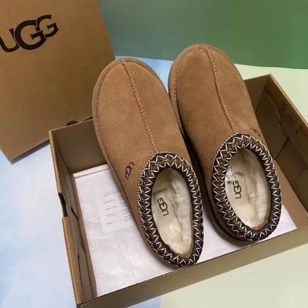 UGG Tasman Maroon Slippers (Women's)